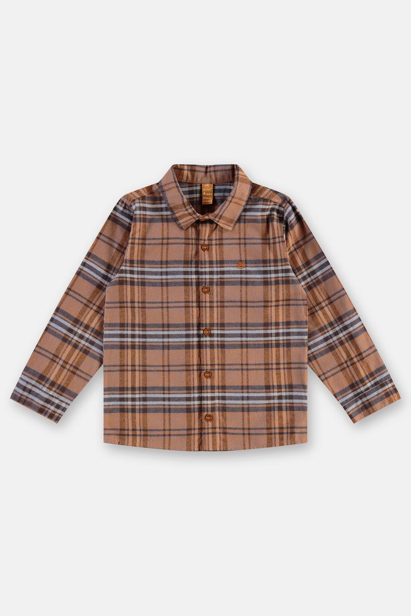 camisa-infantil-flanela-xadrez-marrom-up-baby