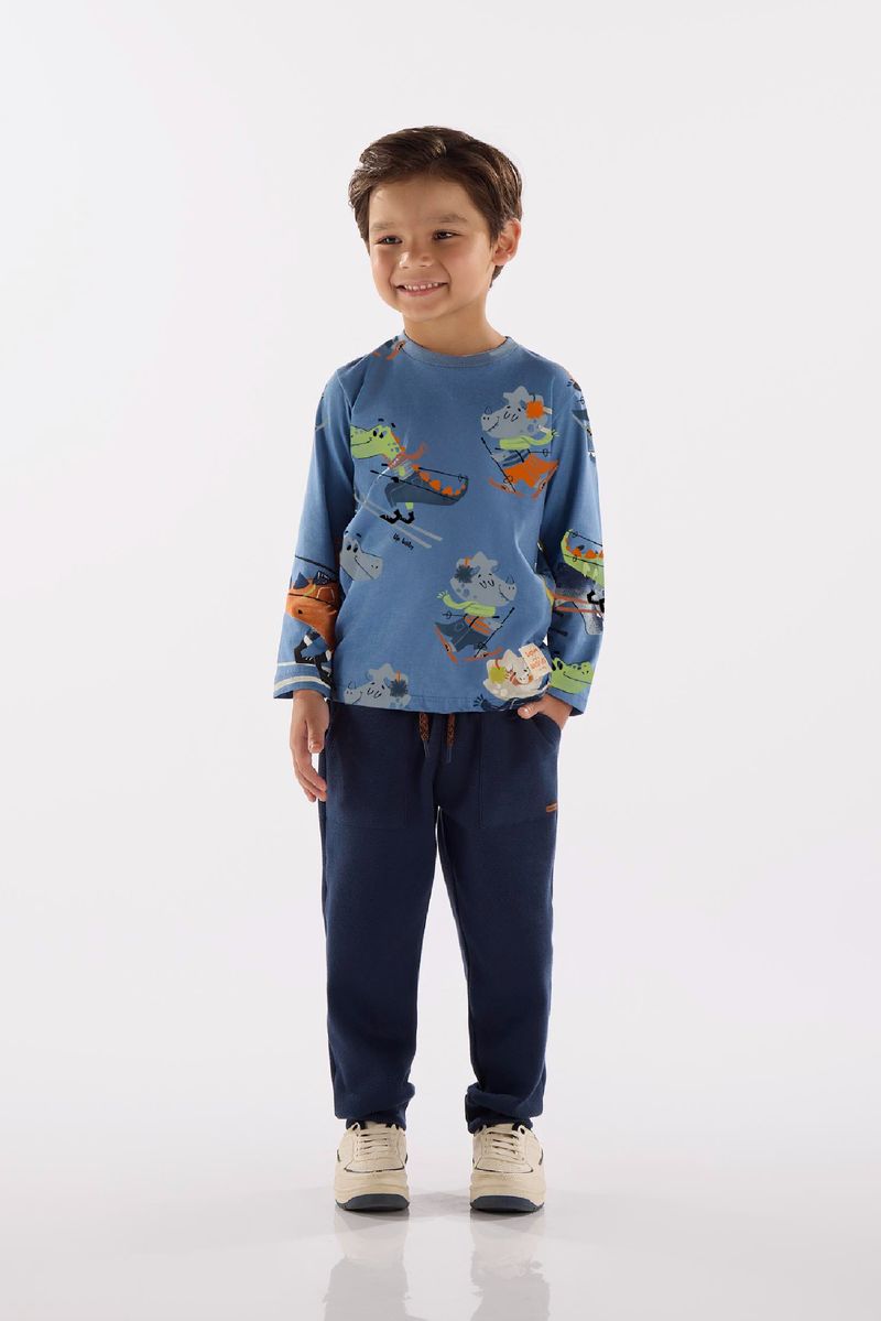camiseta-manga-longa-meia-malha-infantil-azul-frente