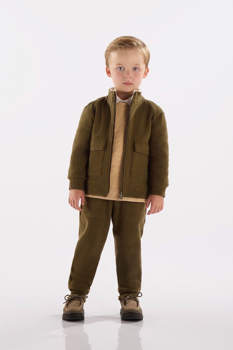 jaqueta-infantil-masculina-malha-alfaiataria-gola-forrada-marrom-frente