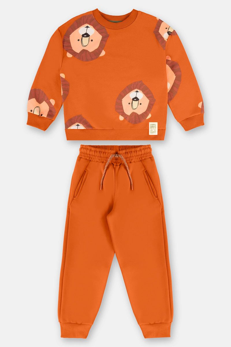 conjunto-infantil-masculino-moletom-sem-felpa-laranja