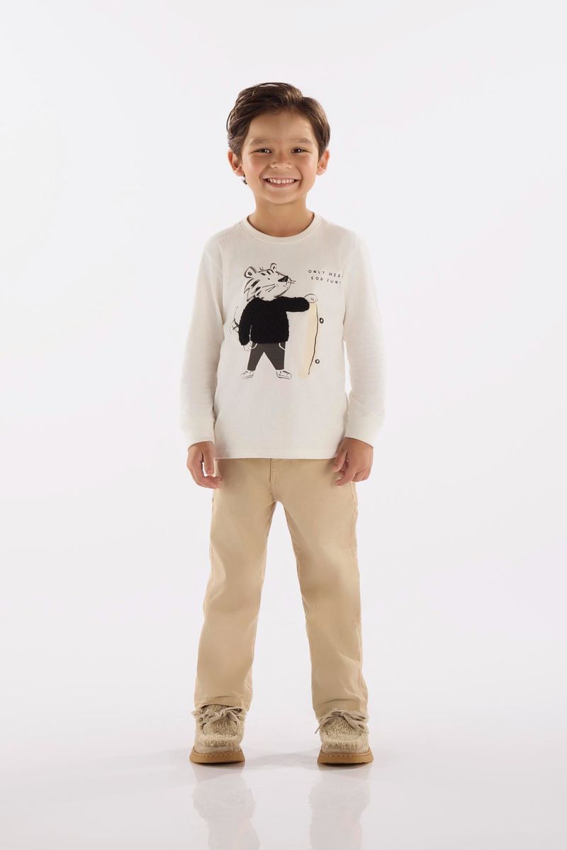 camiseta-infantil-masculina-meia-malha-off-white-frente