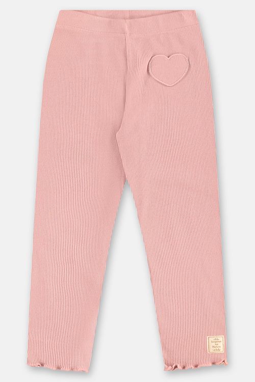 Calça Legging Infantil em Ribana (Rosa) Up Baby