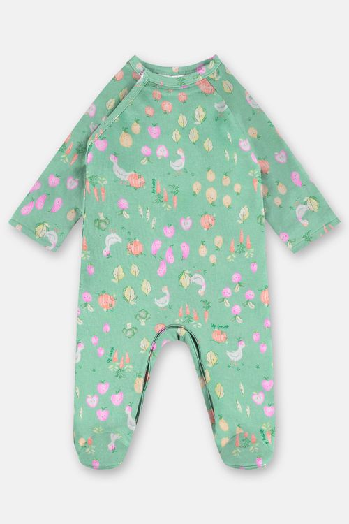 Macacão Estampado Unissex para Bebê (Verde) Up Baby