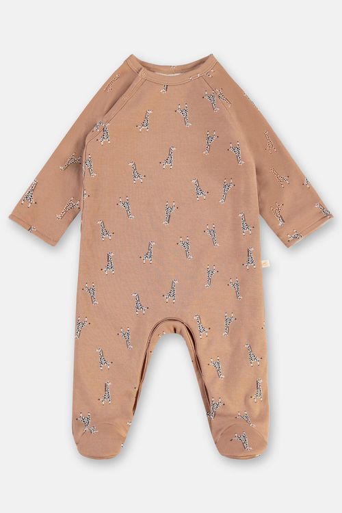 Macacão Estampado Unissex para Bebê (Marrom) Up Baby