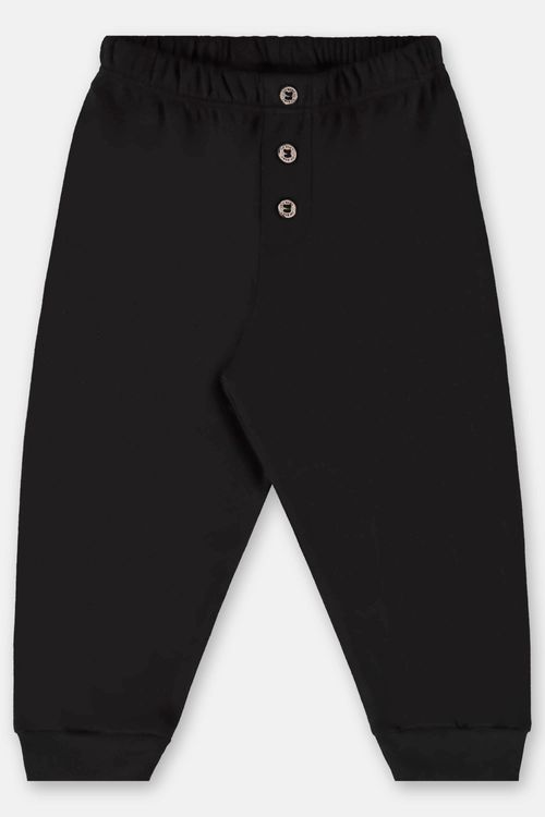 Calça em Suedine Unissex para Bebê (Preto) Up Baby