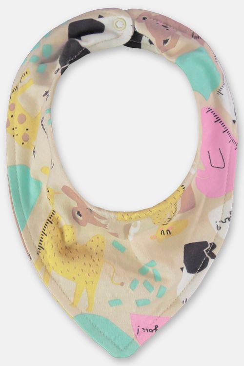 Babador em Suedine para Bebê Menina (Off White) Up Baby