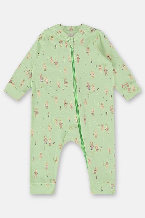 Macacão Essentials para Bebê Menino em Suedine (Verde) Up Baby