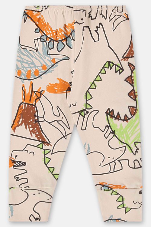 Calça Essentials para Bebê Menino em Suedine (Bege) Up Baby