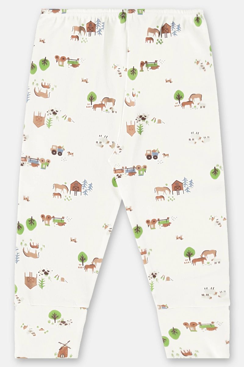 calca-essentials-bebe-menino-suedine-off-white-frente
