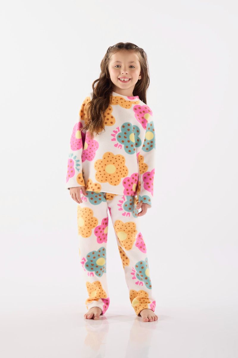 pijama-infantil-unissex-poliester-termico-off-white-frente