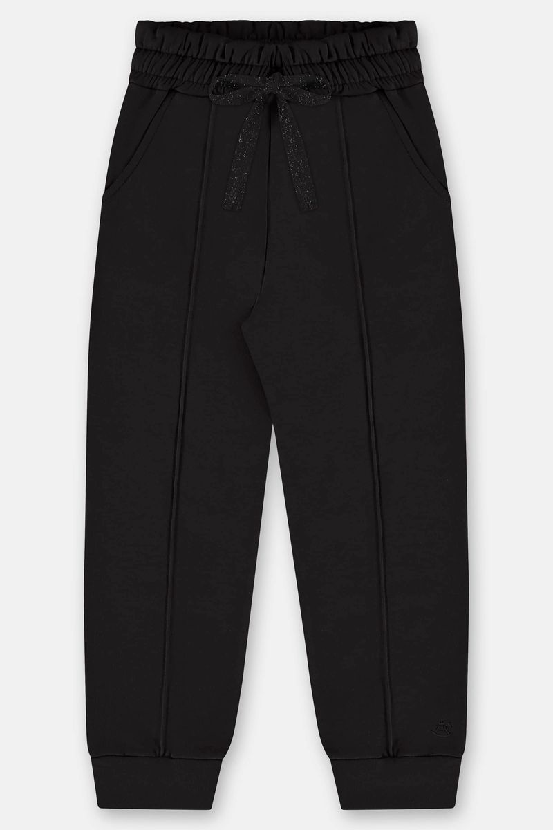 calca-infantil-feminina-molecotton-basico-preto-frente