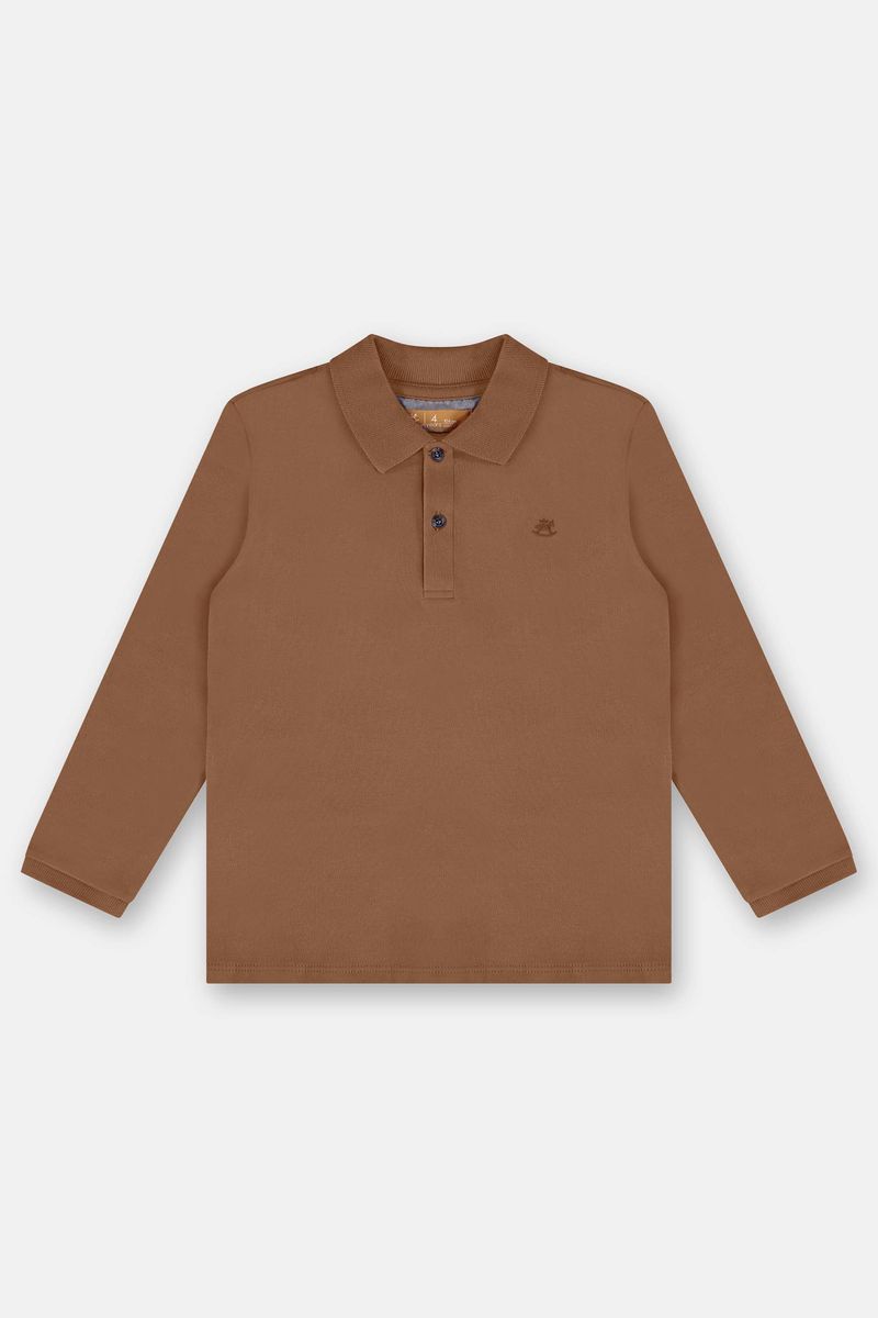 camisa-polo-em-suedine-infantil-masculino-marrom-up-baby