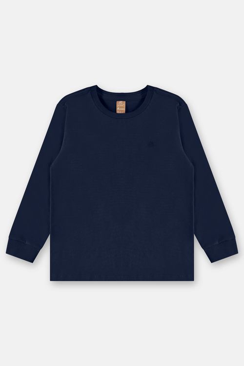 Camiseta Manga Longa para Menino (Azul) Up Baby