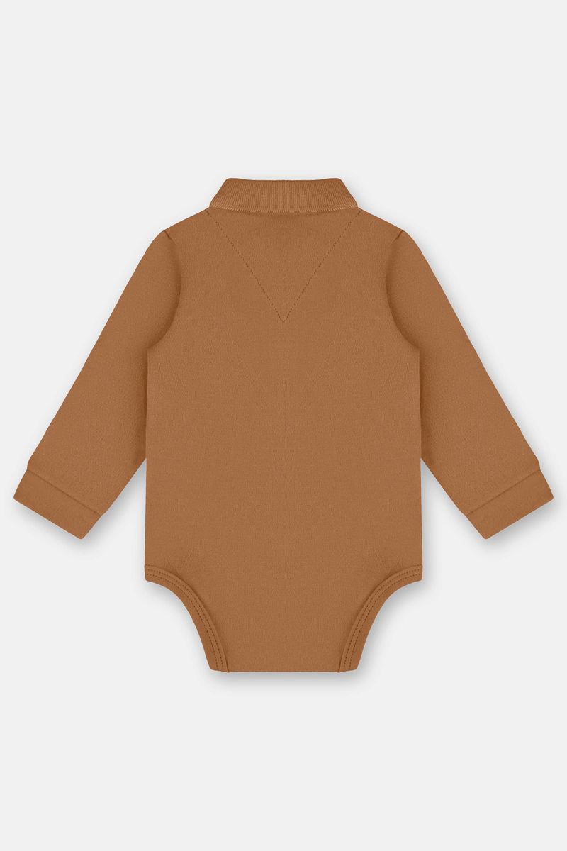 body-polo-para-bebe-menino-em-suedine-marrom-up-baby