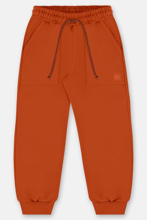 Calça em Moletom Felpado para Menino (Marrom) Up Baby