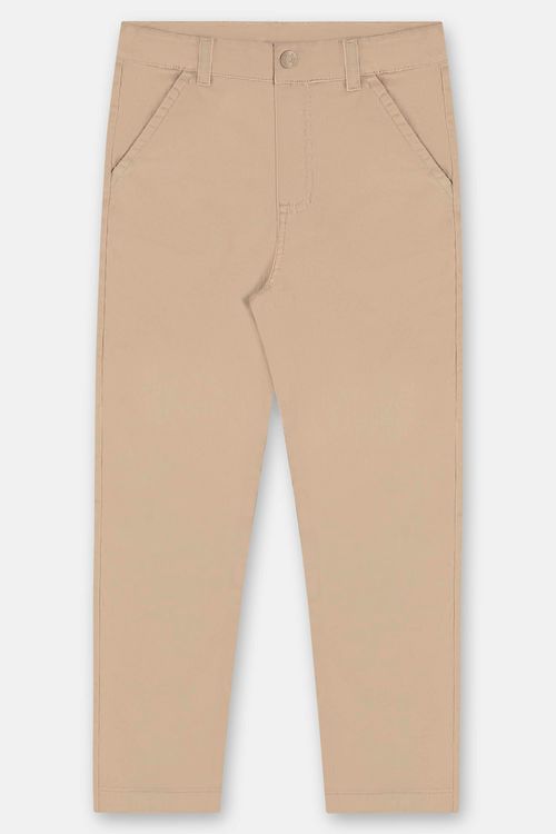 Calça em Sarja para Menino (Off White) Up Baby