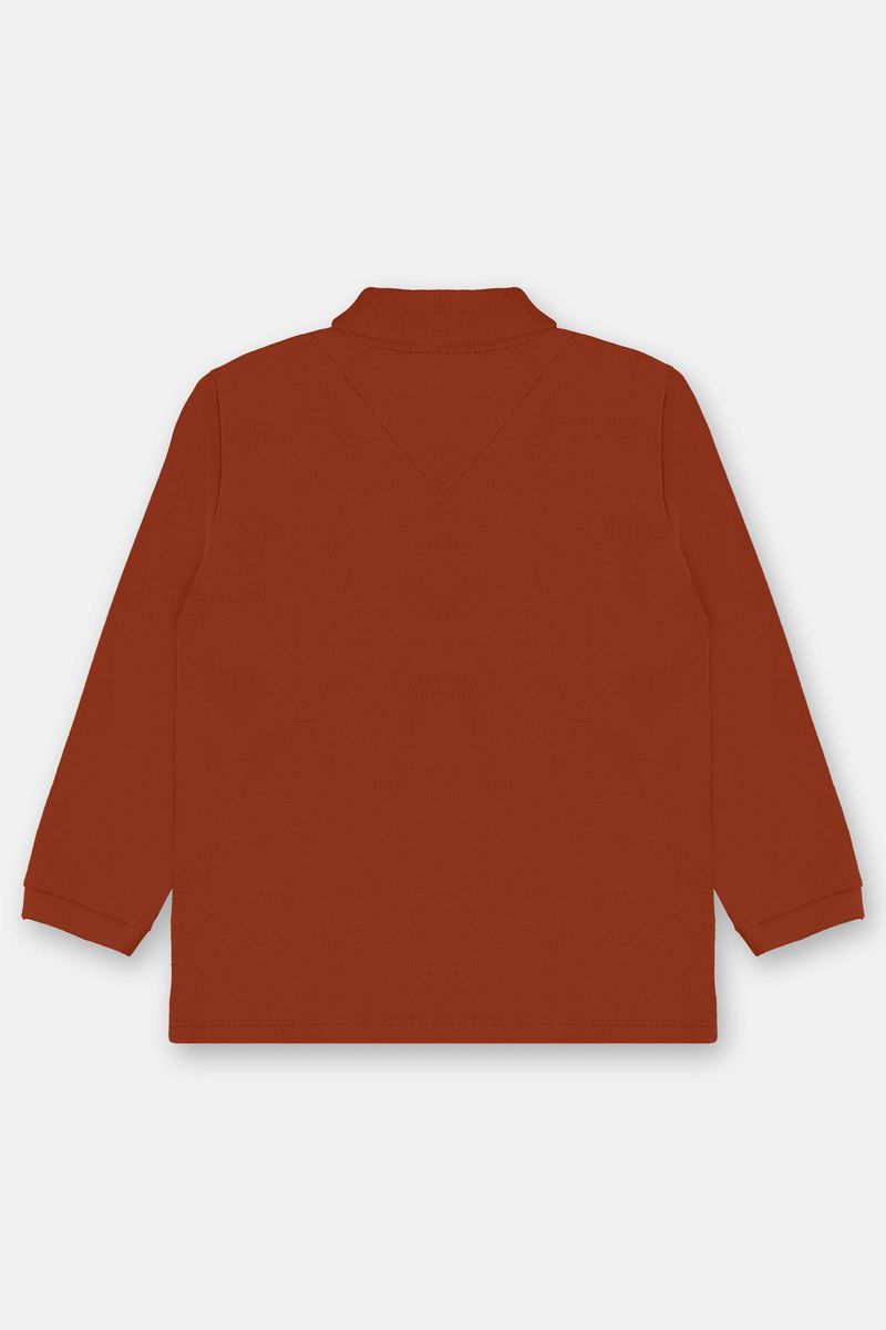 camisa-polo-infantil-masculina-piquet-marrom