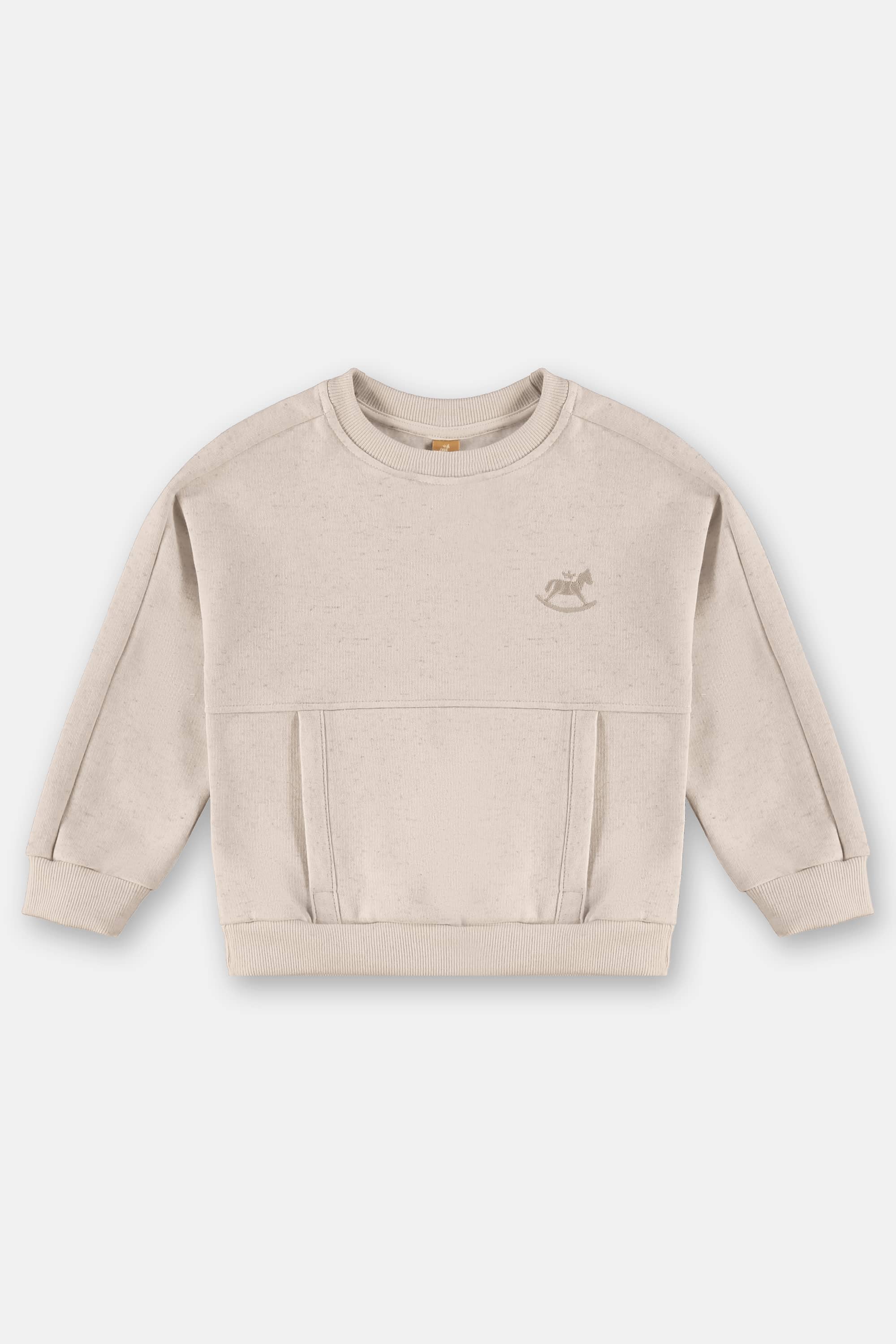 Blusão Infantil Masculino em Moletom Linho (Bege) Up Baby