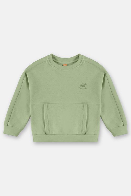 Blusão Infantil Masculino em Moletom Linho (Verde) Up Baby