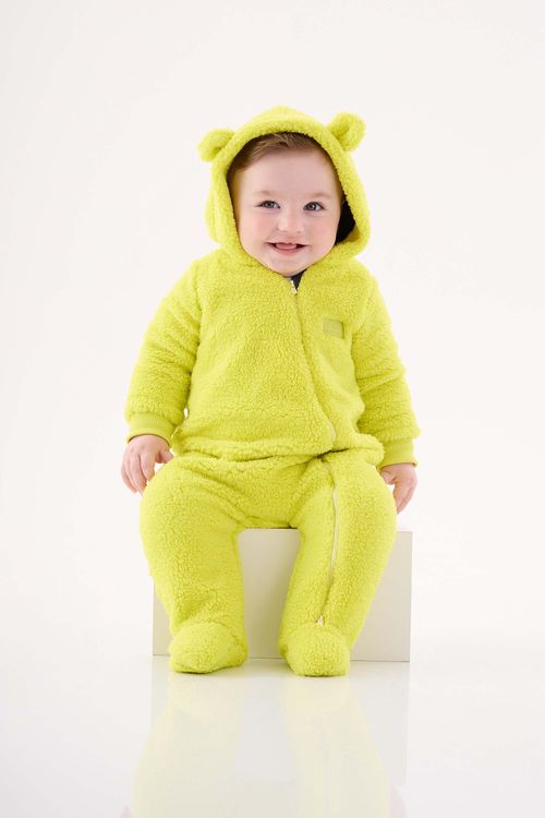Macacão Unissex para Bebê (Verde Limão) Up Baby