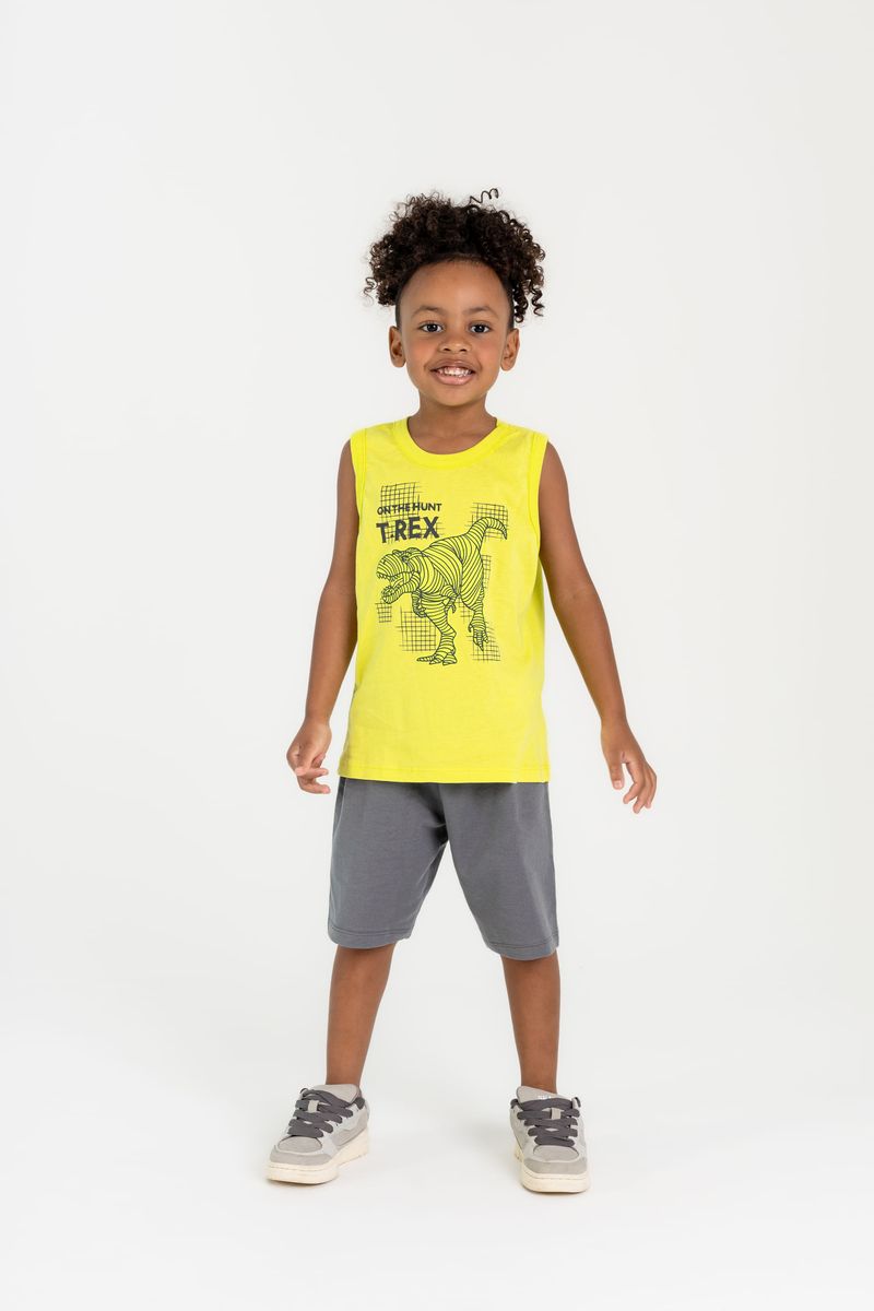 Conjunto-com-Regata-e-Bermuda-para-Menino-Amarelo