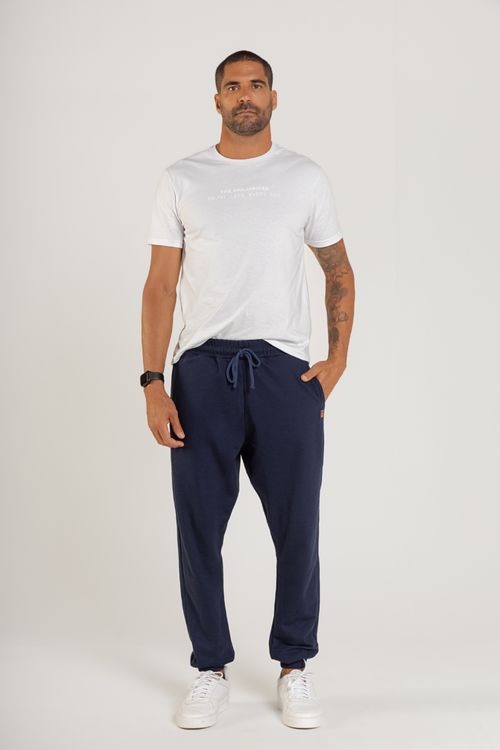 Camiseta Básica Masculina em Meia Malha (Branco) The Philippines