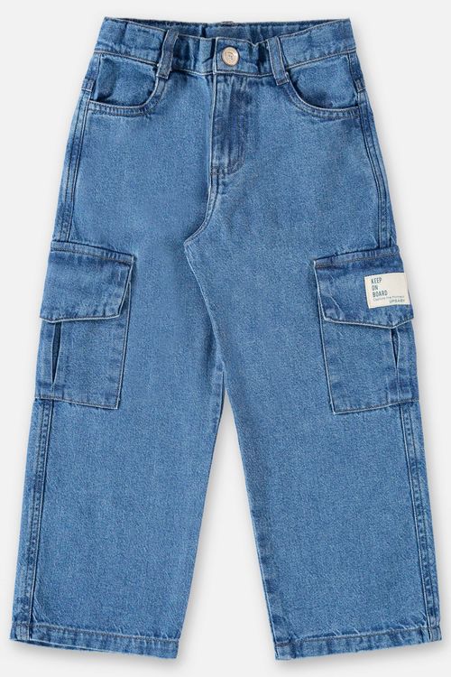 Calça Jeans Infantil Menino (Azul) Up Baby