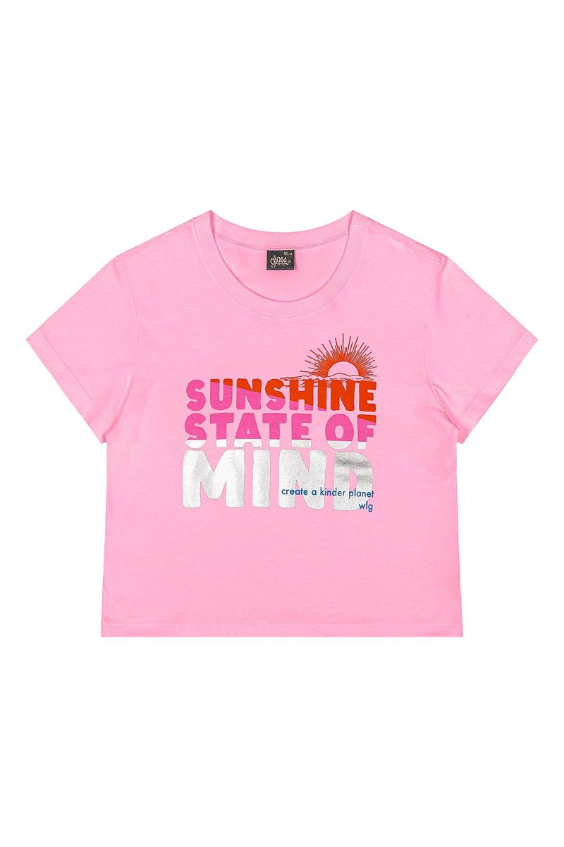 Blusa Estampada Juvenil (Rosa) Gloss