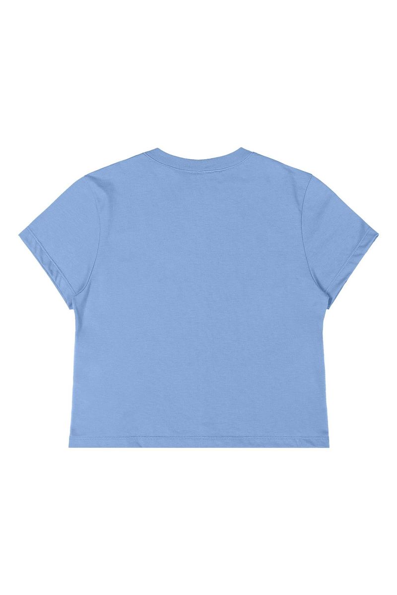 Blusa com Paetê Juvenil (Azul) Gloss