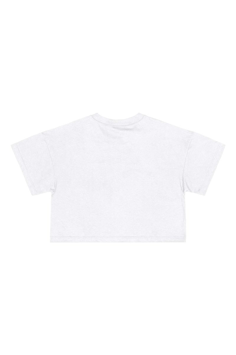 Blusa Juvenil Estampada com Paetê (Branco) Gloss