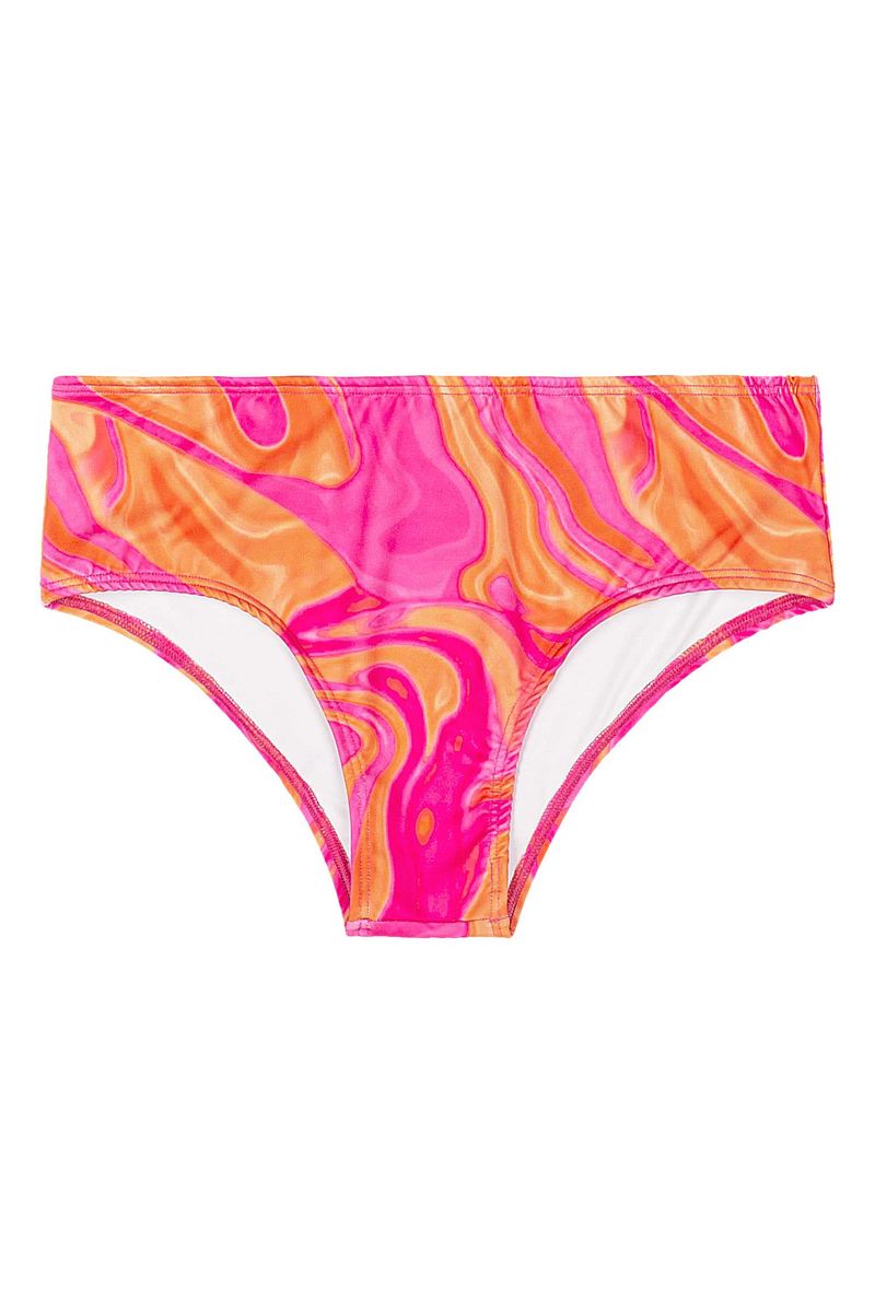 Conjunto de Biquíni Juvenil em Malha FPS +50 (Laranja) Gloss