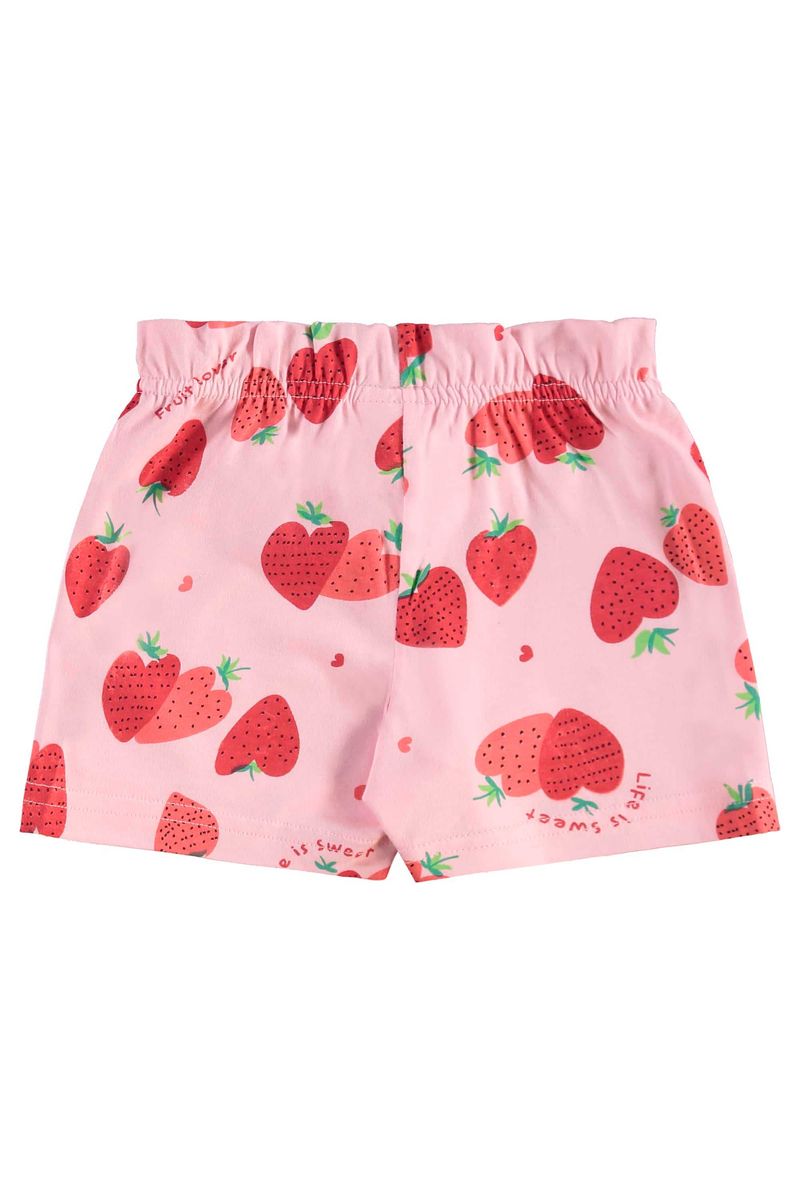 Conjunto Infantil Morangos para Menina (Vermelho) Bee Loop