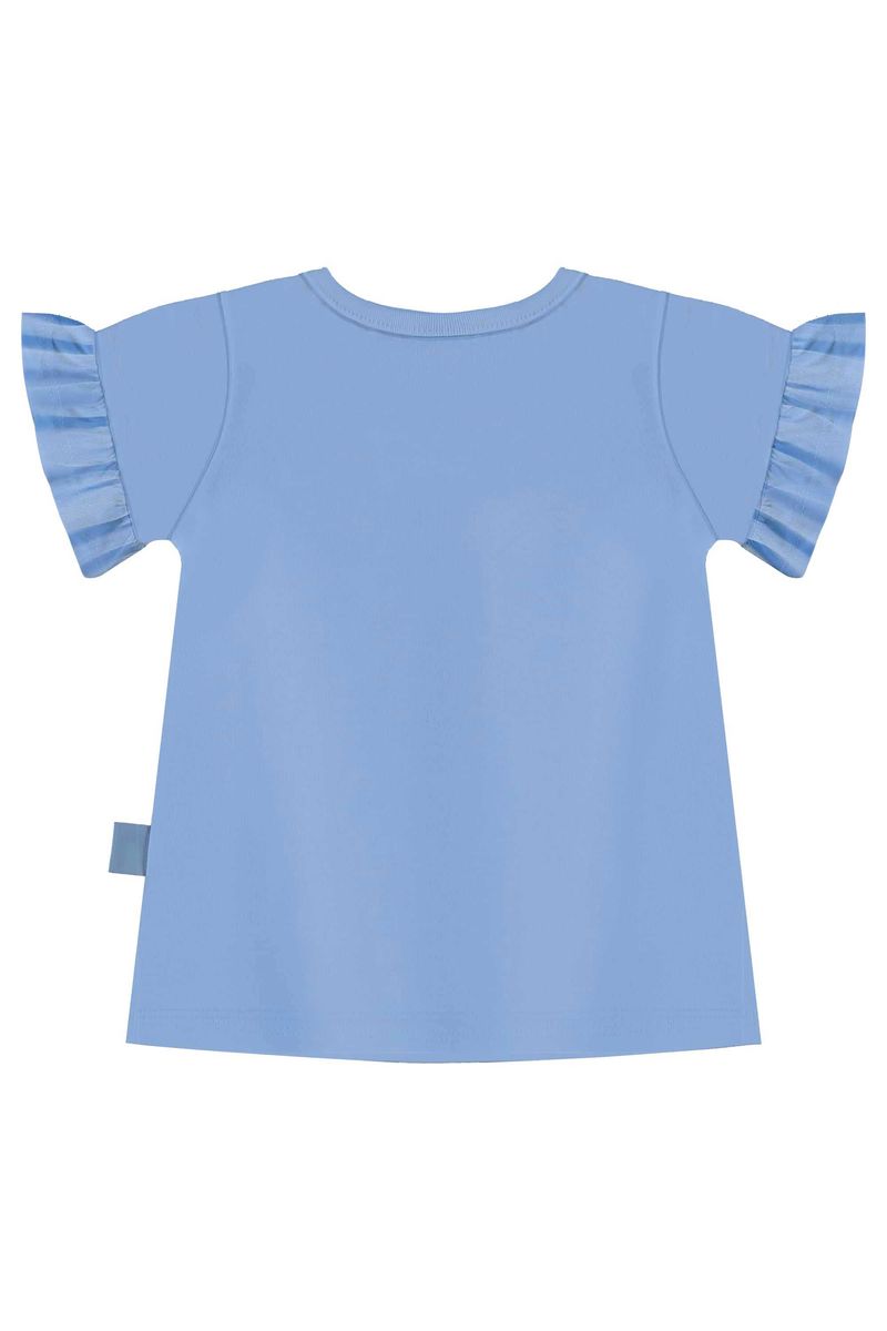 Conjunto com Blusa e Legging para Menina (Azul) Bee Loop