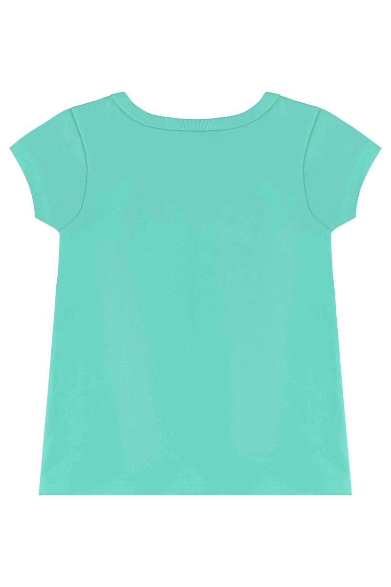 Conjunto com Blusa Estampada e Legging para Menina (Verde) Bee Loop