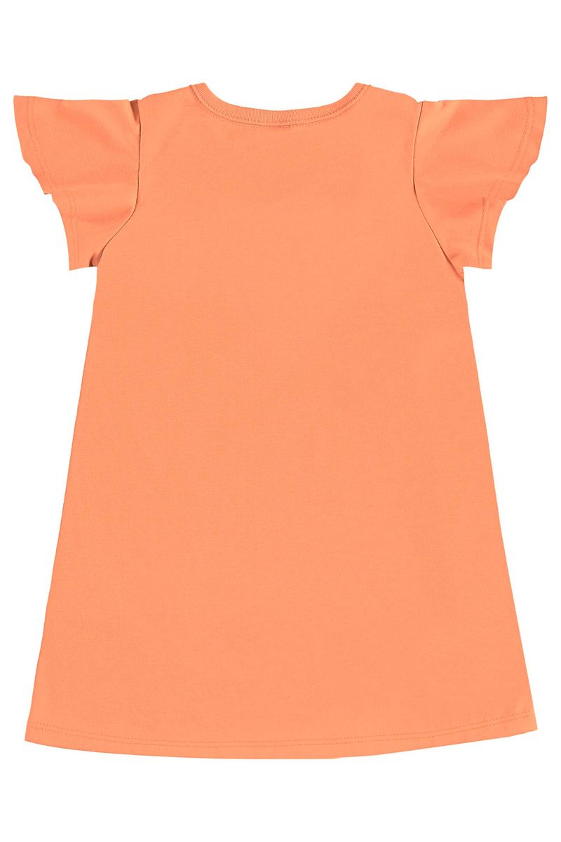 Vestido-infantil-para-menina-com-estampa-de-flores-com-glitter.
