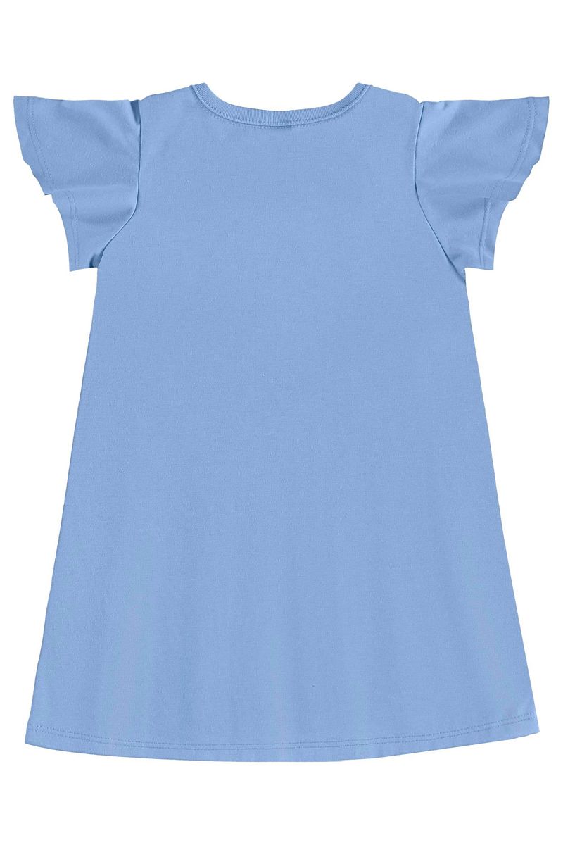 Vestido-infantil-para-menina-com-estampa-de-flores-com-glitter.