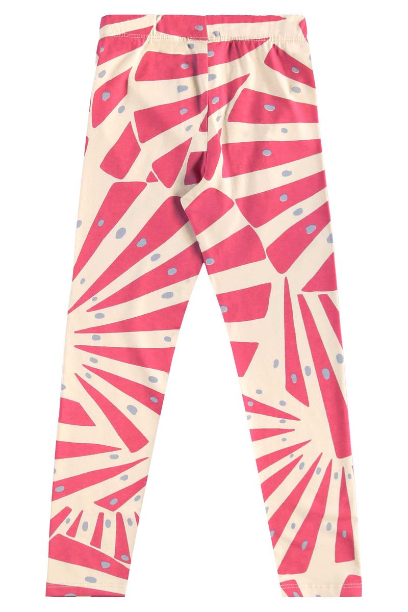 Conjunto com Blusa e Legging Estampada para Menina (Rosa) Bee Loop