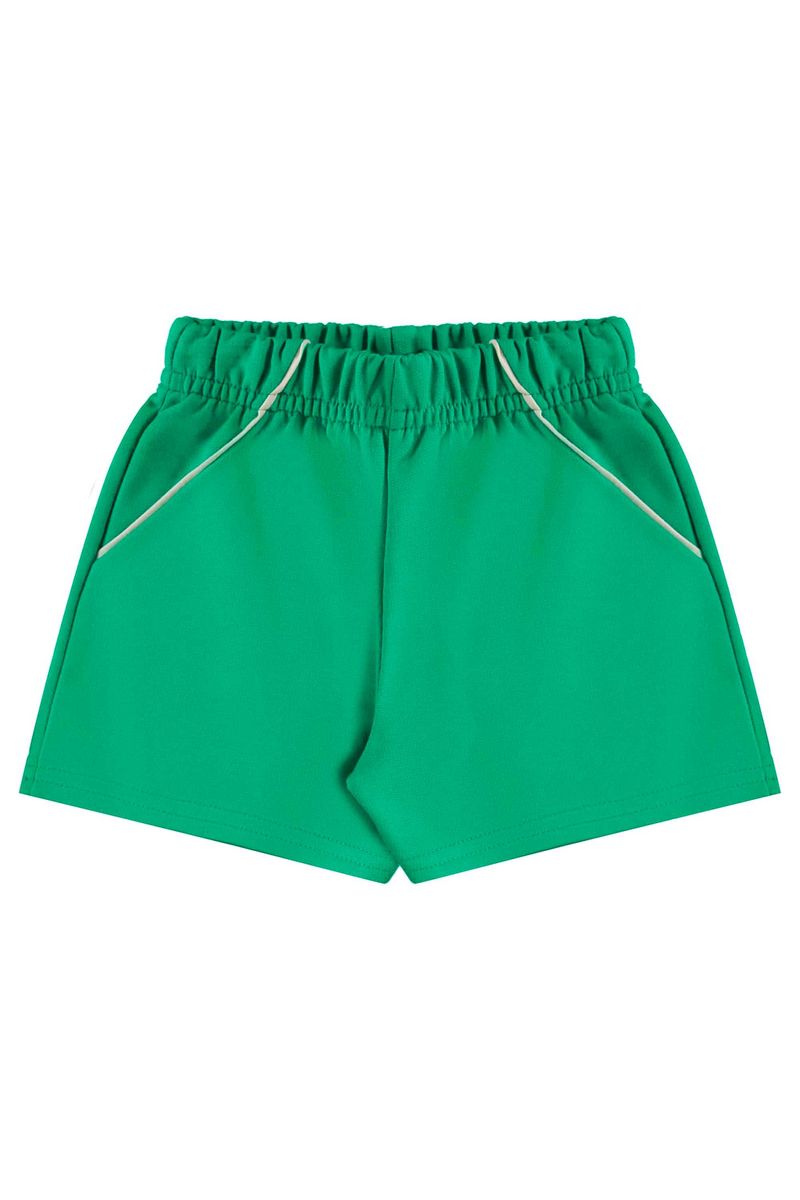 Conjunto com Regata e Short para Menina (Bege) Bee Loop