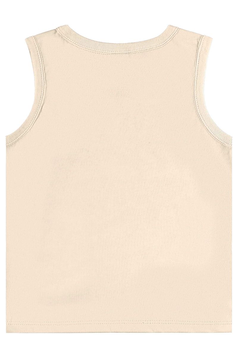 Conjunto com Regata e Short para Menina (Bege) Bee Loop