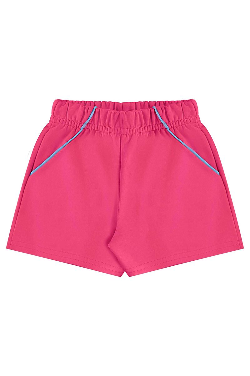 Conjunto com Regata e Short para Menina (Azul) Bee Loop