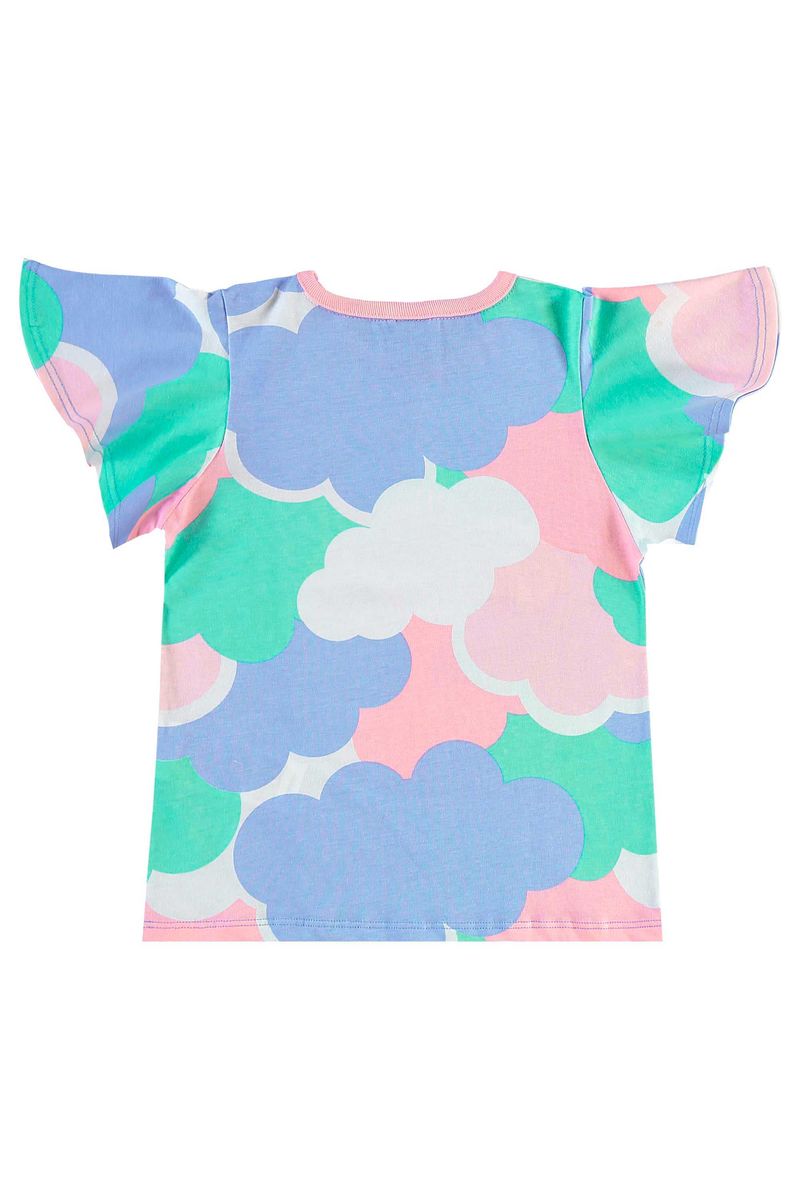 Conjunto com Blusa e Bermuda Ciclista para Menina (Rosa) Bee Loop