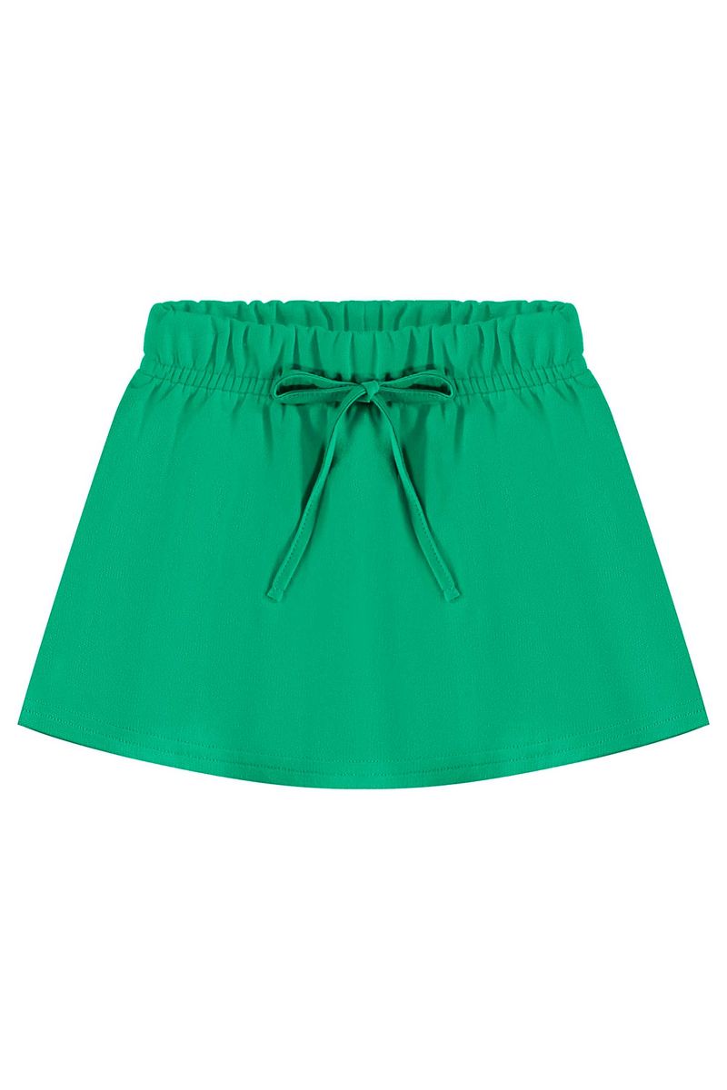 Conjunto com Cropped e Short-Saia para Menina (Rosa) Bee Loop