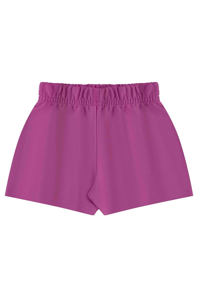 Conjunto com Blusa e Short para Menina (Azul) Bee Loop