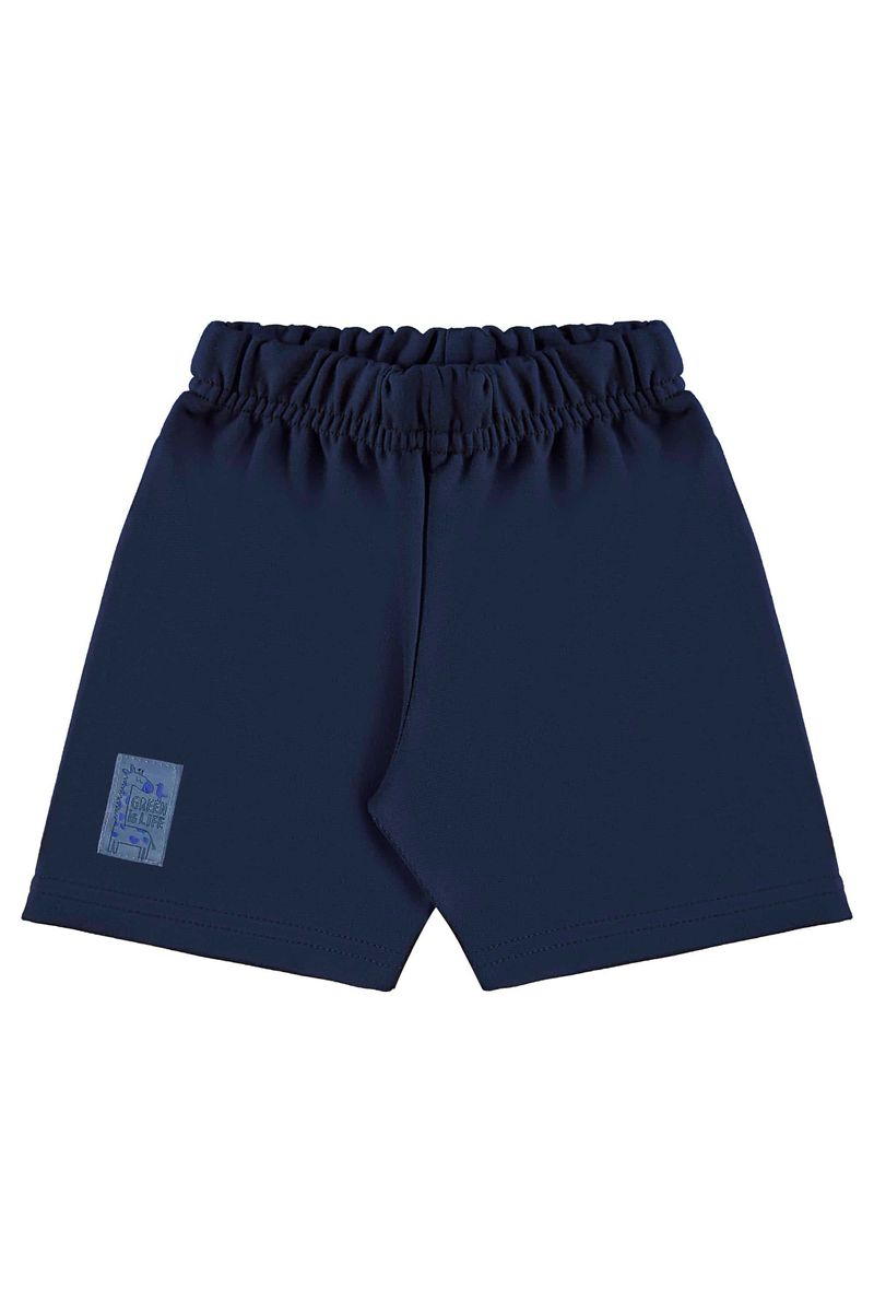 Conjunto de Bichinhos com Camiseta e Bermuda para Menino (Azul) Bee Loop