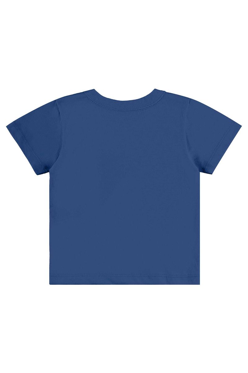 Conjunto de Bichinhos com Camiseta e Bermuda para Menino (Azul) Bee Loop