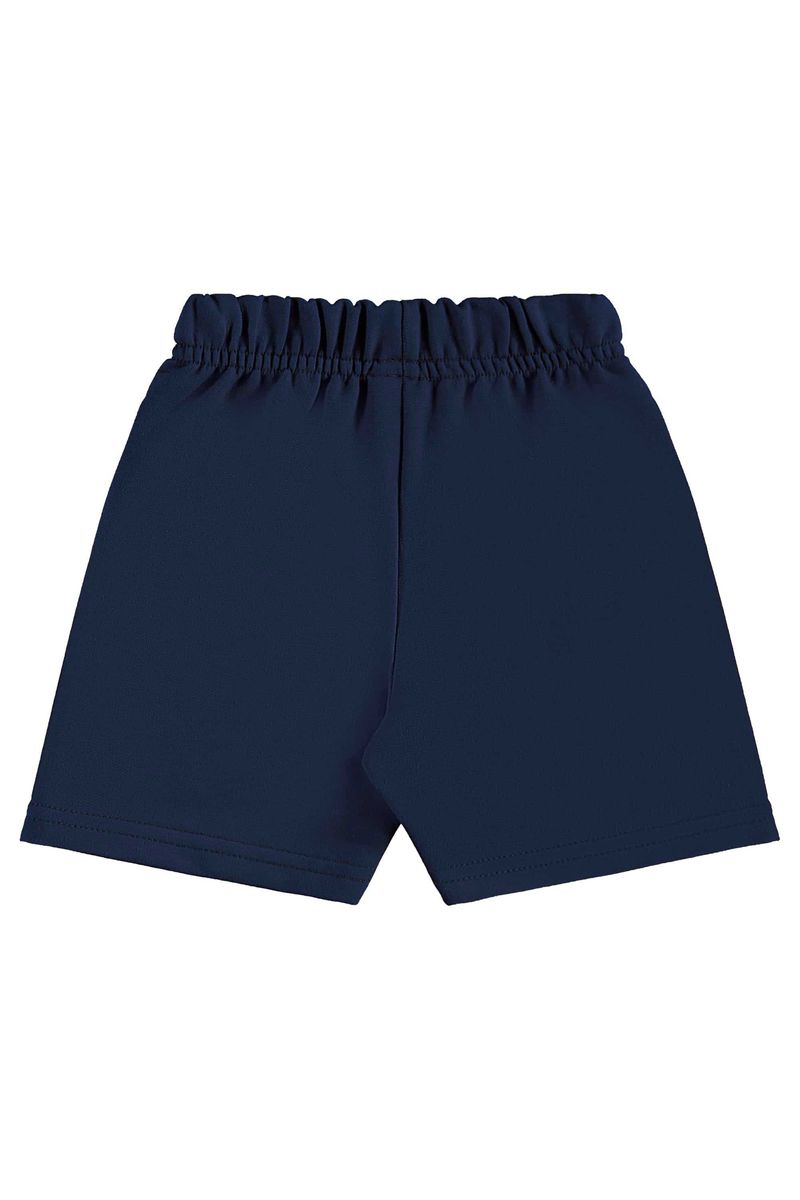 Conjunto de Bichinhos com Camiseta e Bermuda para Menino (Azul) Bee Loop
