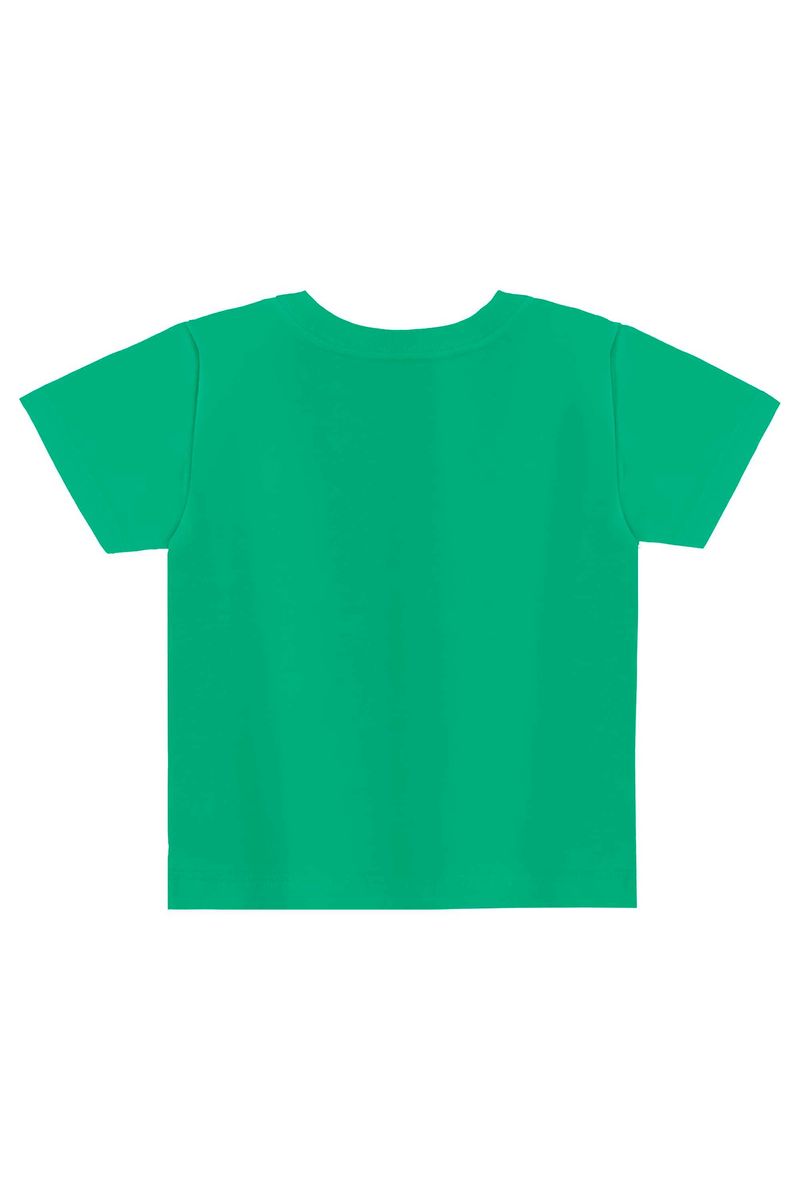 Conjunto com Camiseta de Dinossauro e Bermuda para Menino (Verde) Bee Loop