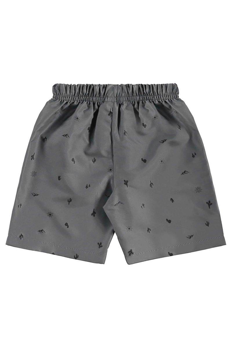 Conjunto Estampado com Camiseta e Bermuda para Menino (Branco) Bee Loop