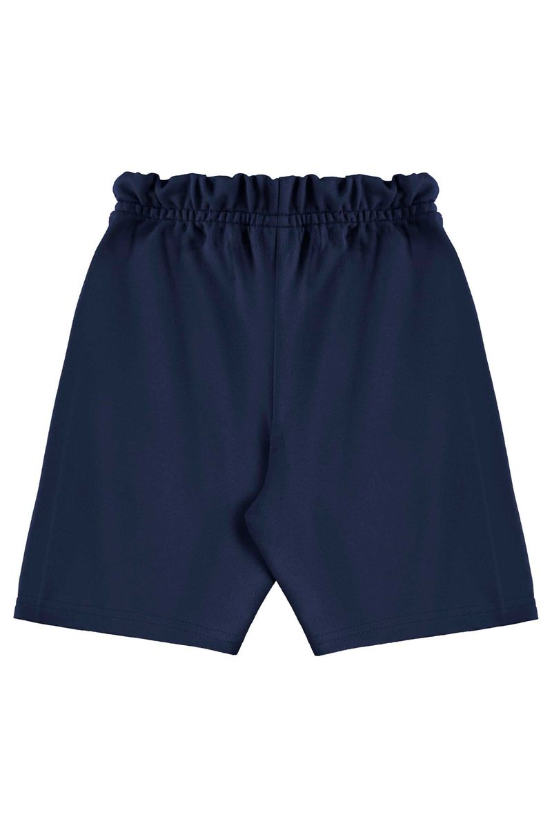 Conjunto com Regata Estampada e Bermuda para Menino (Azul) Bee Loop