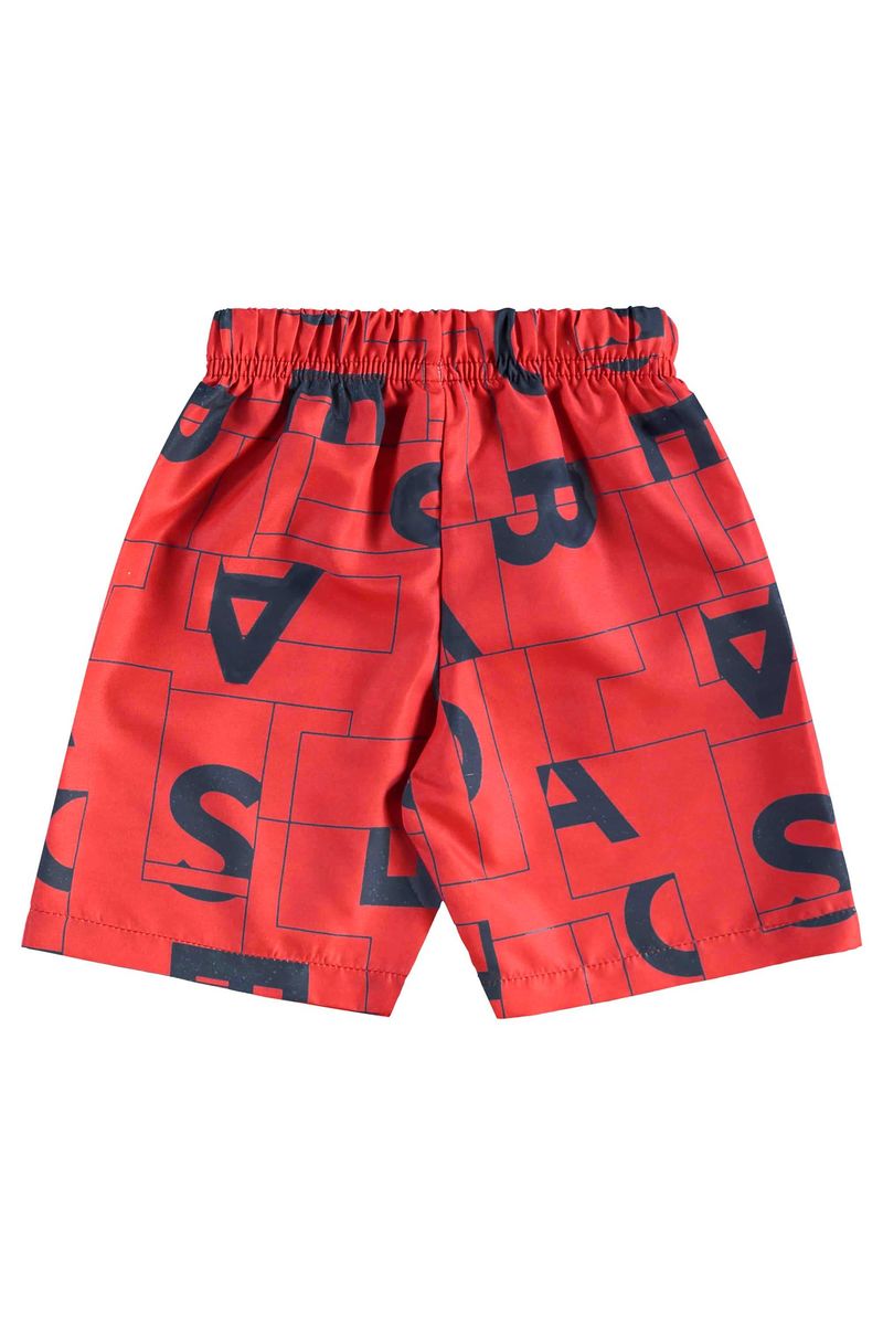 Conjunto Estampado com Regata e Bermuda para Menino (Azul Marinho) Bee Loop